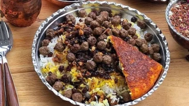 قنبر پلو اصیل شیرازی