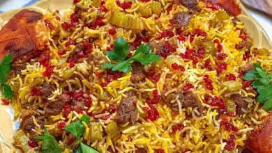 کرفس پلو