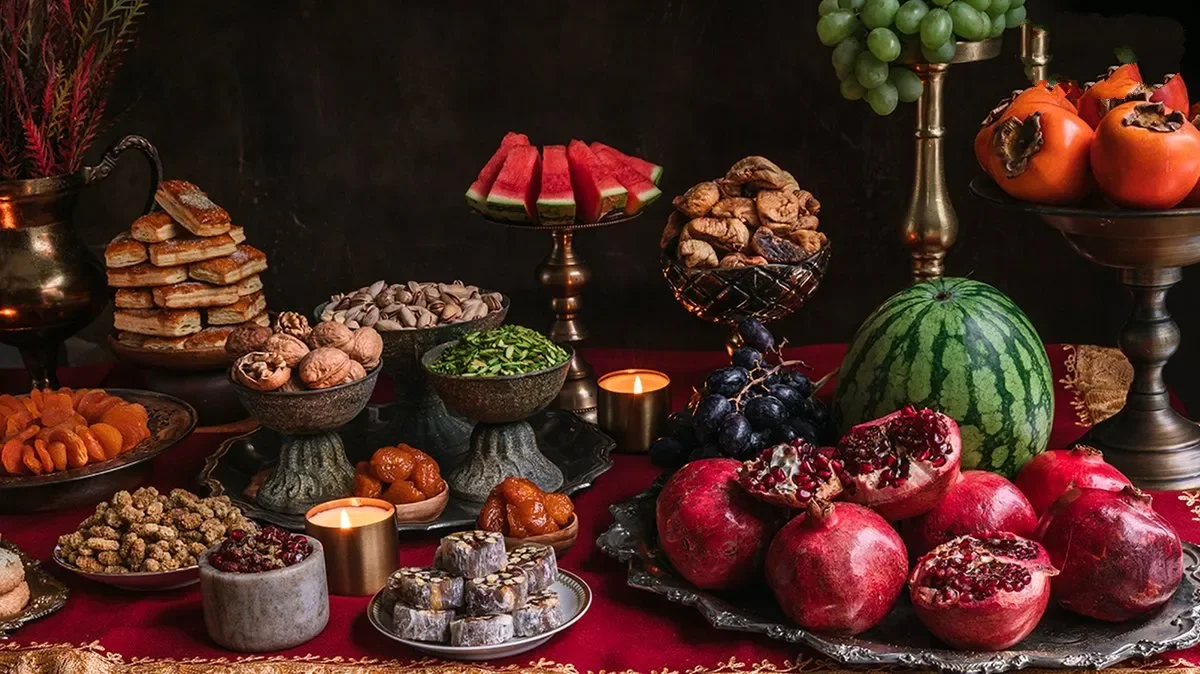 تزیین سفره شب یلدا امسال55