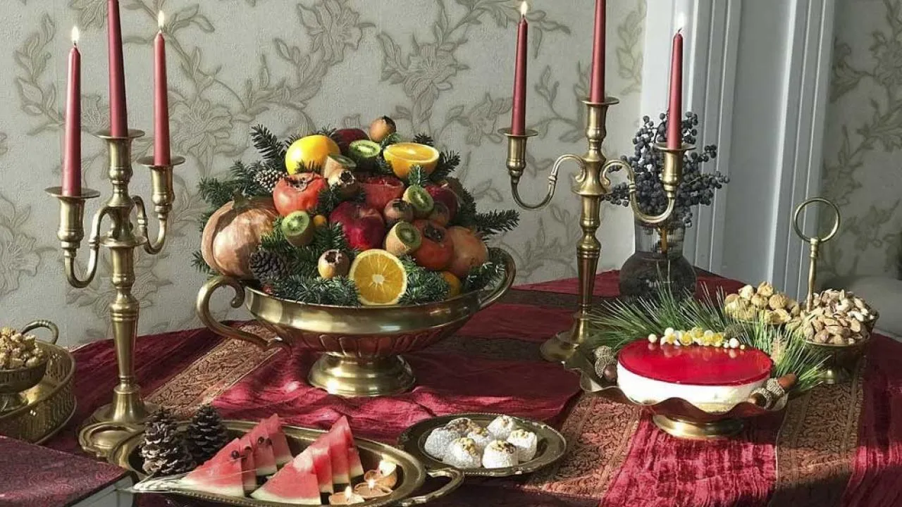 جدید ترین تزیین سفره شب یلدا امسال