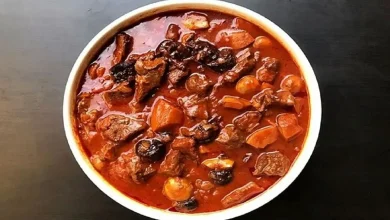 خورشت به با مرغ