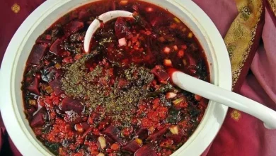 طرز تهیه آش انار شیرازی