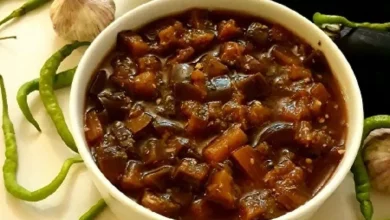 طرز تهیه ترشی بندری با رب انار