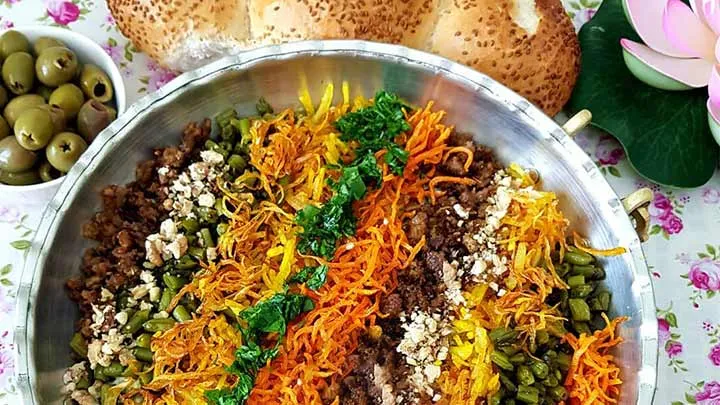 طرز تهیه خوراک قفقازی؛ خوشمزه با مرغ و سبزیجات1