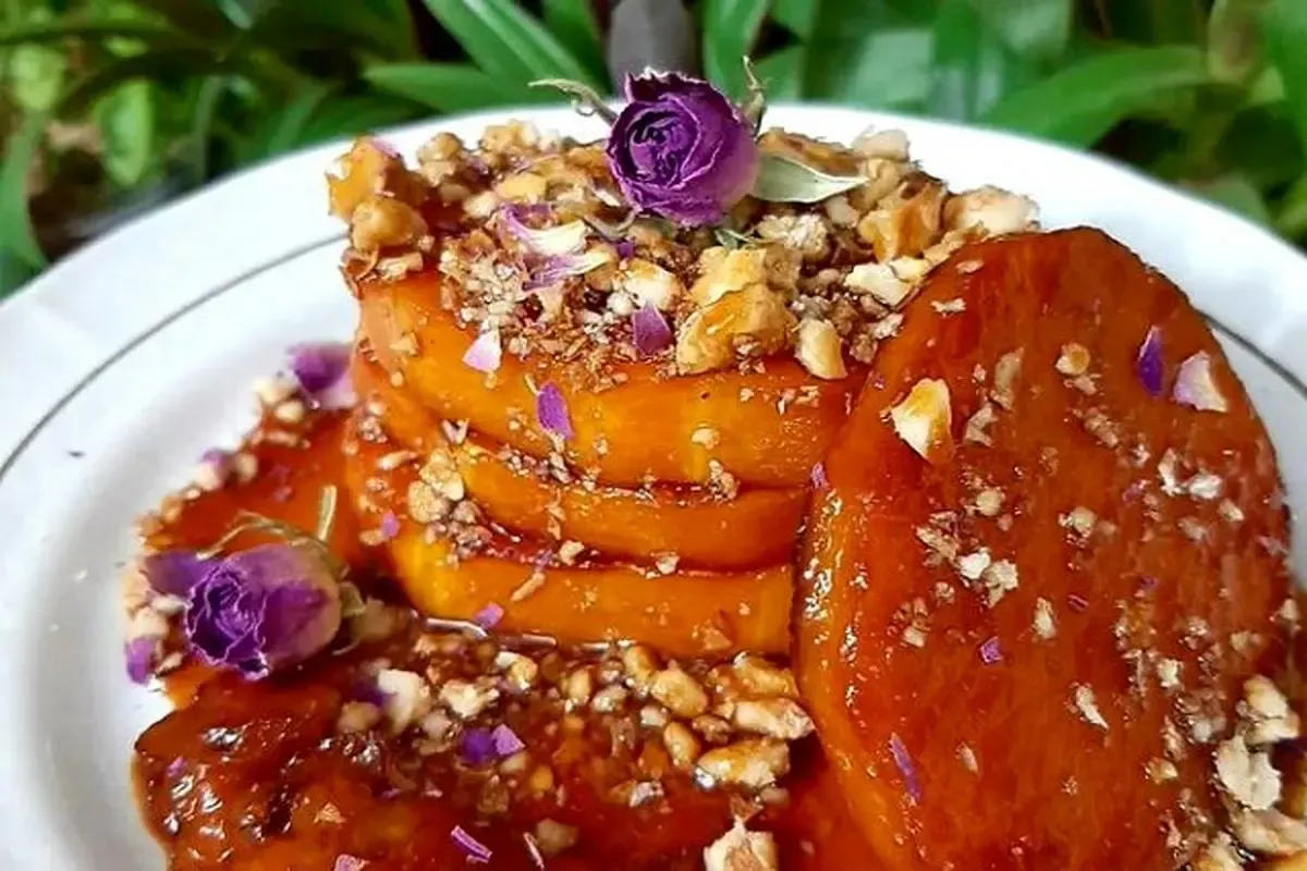 دسر کدو حلوایی ترکیه‌ ای