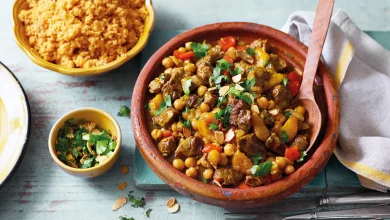طرز تهیه طاجین گوشت و به مراکشی1