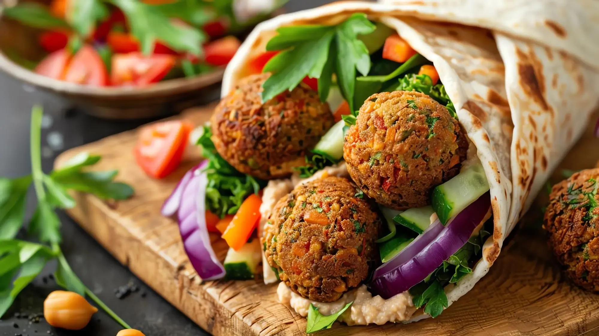 طرز تهیه فلافل خانگی به روش ساندویچی‌ ها
