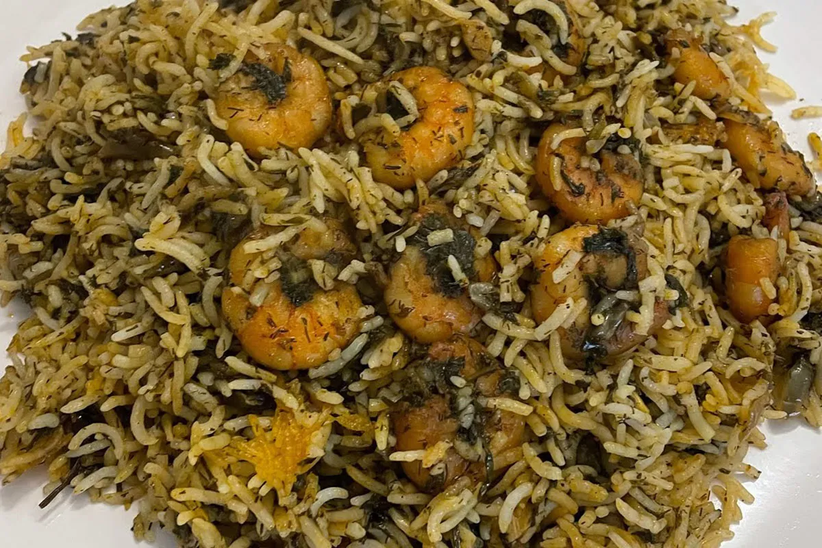 میگو پلو بوشهری