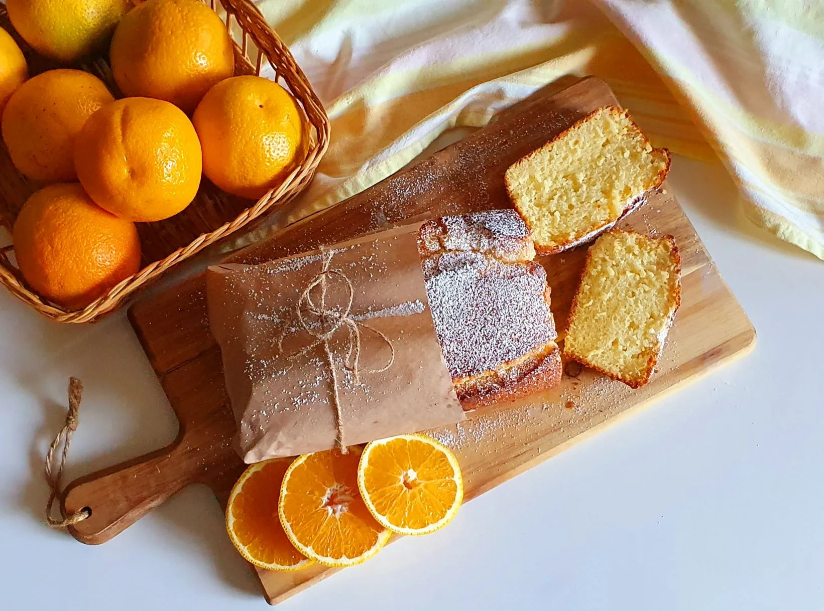 طرز تهیه کیک ماست و پرتقال 1