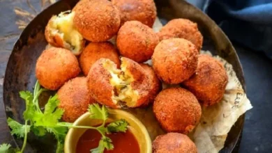 فینگرفود توپک پنیری با مرغ11