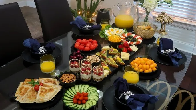 میز صبحانه