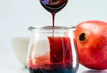 خوراک جگر با رب انار