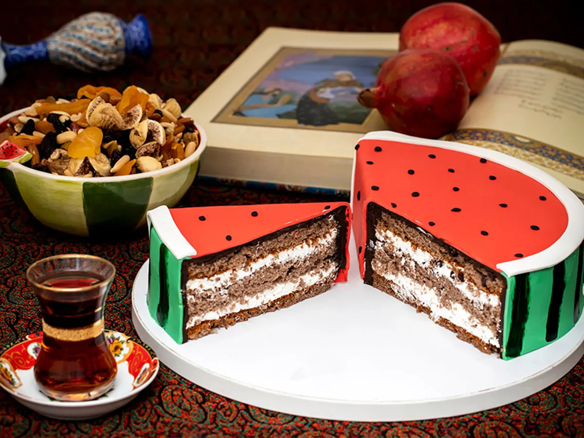 کیک خاص جدید شب یلدا