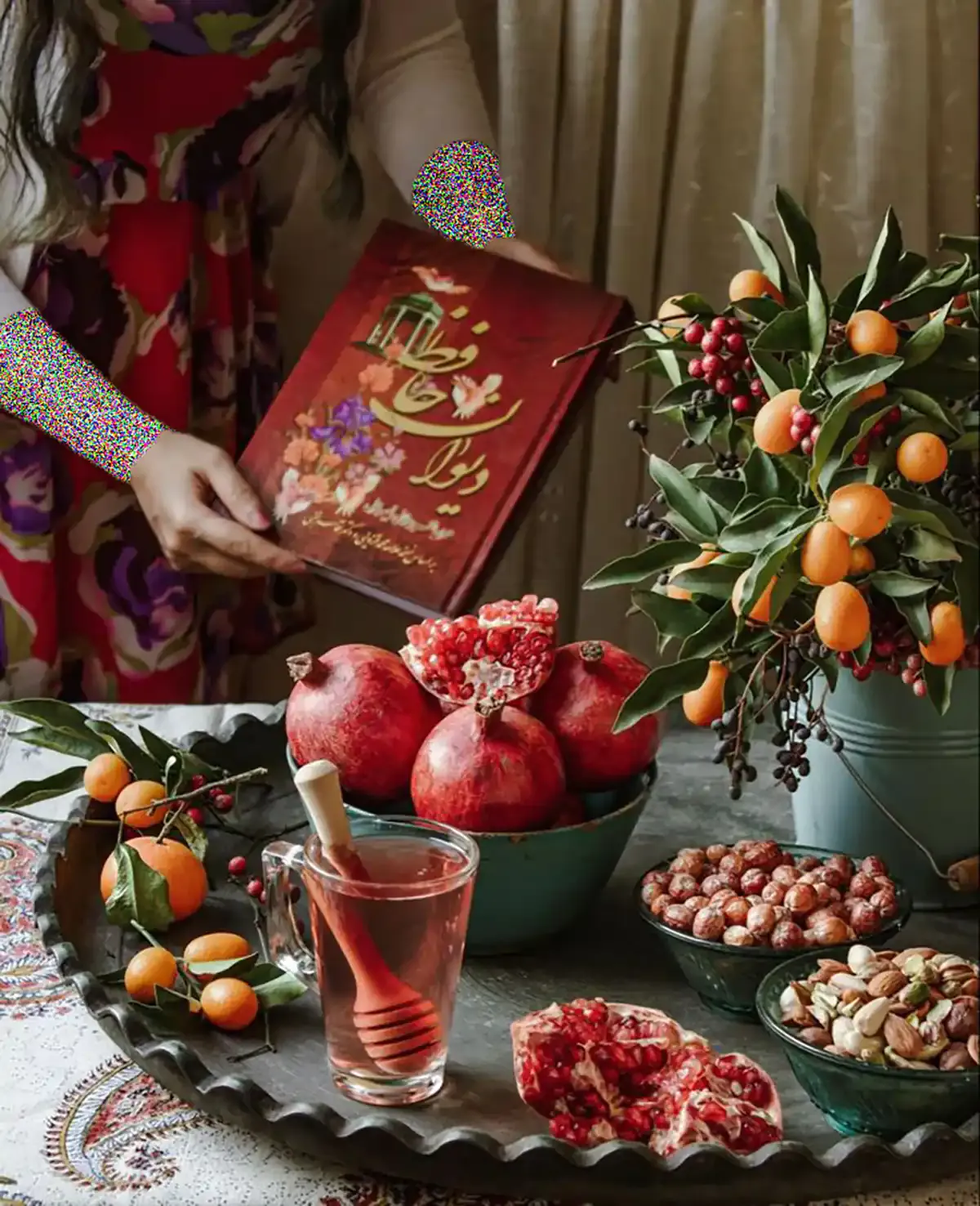 چیدمان میز یلدا