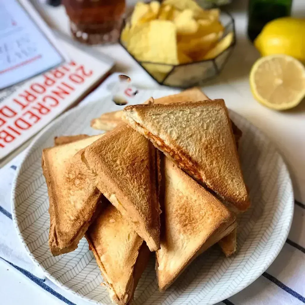 اسنک مرغ و قارچ