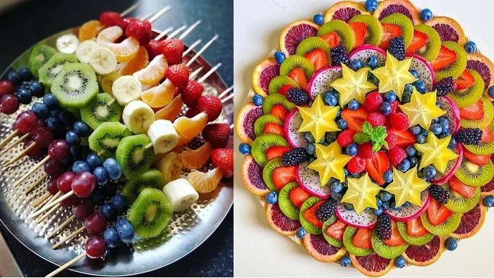ایده‌ های تزیین هندوانه و میوه شب یلدا عکس1