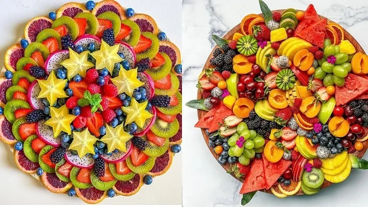 ایده‌ های تزیین هندوانه و میوه شب یلدا عکس8