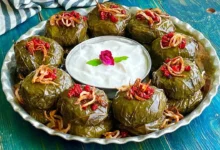 دلمه برگ گیلاس