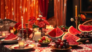 سفره شب یلدا