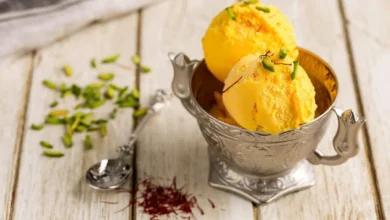 طرز تهیه بستنی زعفرانی همانند بستنی فروشی‌ ها1
