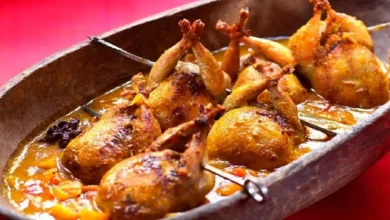 طرز تهیه بلدرچین پرتقالی خوشمزه و لذیذ
