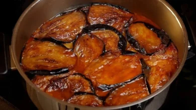 طرز تهیه خوراک بادمجان با کشمش پلو به روش مصری‌ ها فیلم