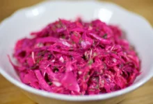 طرز تهیه سالاد کلم قرمز ترکیه