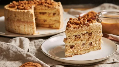 طرز تهیه کیک لوتوس خوشمزه و جذاب3