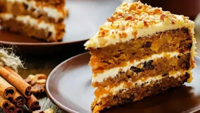 طرز تهیه کیک هویج و گردو 11