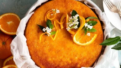 طرز تهیه کیک پرتقالی با ماست خانگی