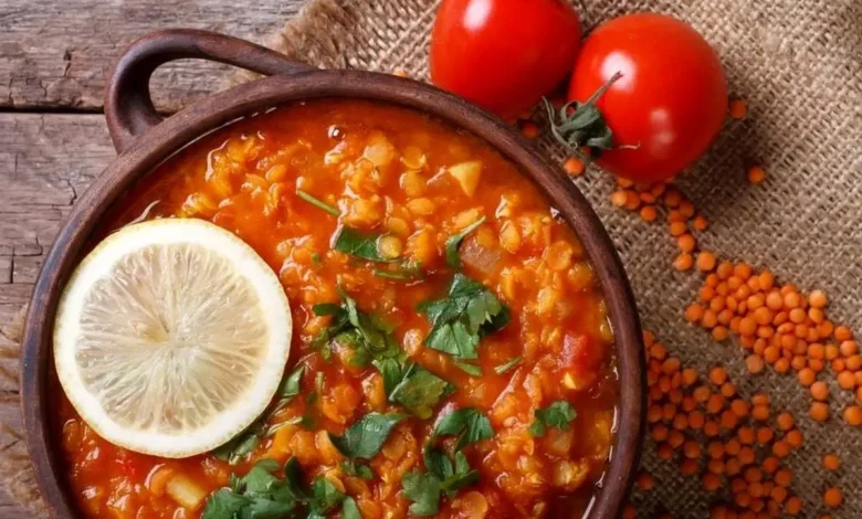 خوراک عدسی هندی