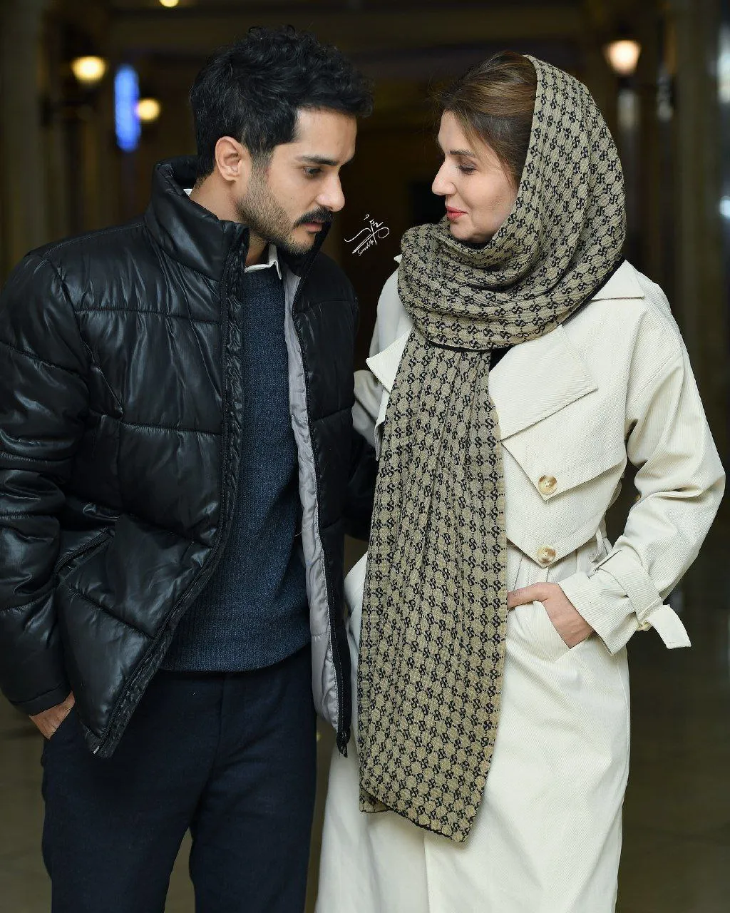 عکس عاشقانه ساعد سهیلی و همسرش