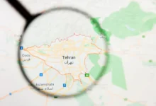 نقشه تهران