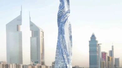 اولین آسمان خراش چرخان جهان در دبی با ۸۰ طبقه متحرک 1