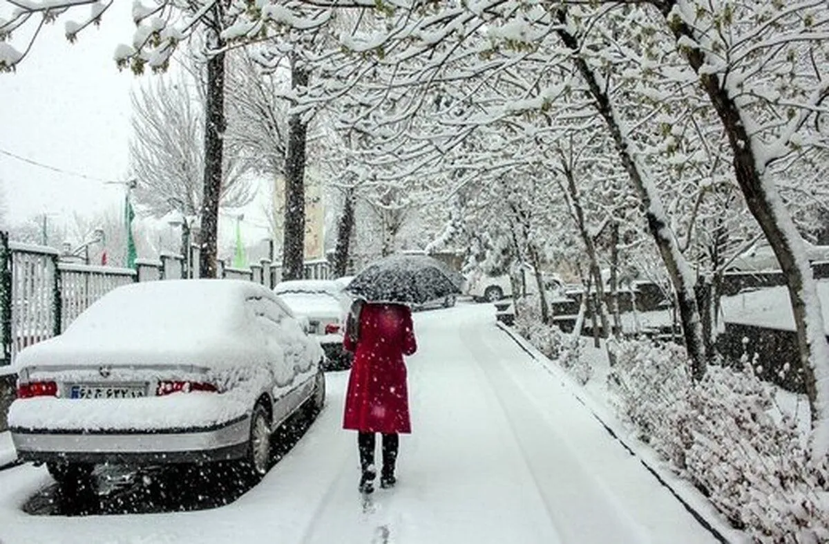 برف و باران گسترده‌ در راه ایران