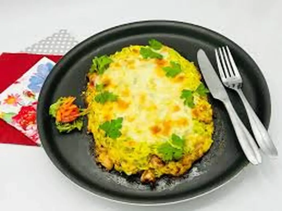 کاسرول کدو سبز پنیری