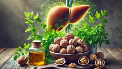 مزایا و معایب گردو برای سلامت کبد چرب