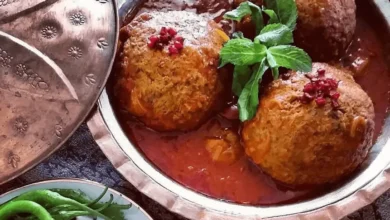 کوفته هلو شیرازی1