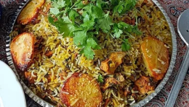مرغ زعفرانی مجلسی