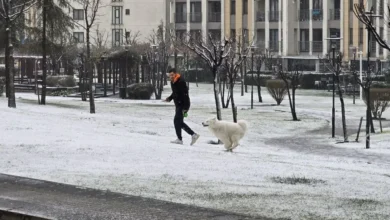 برف استانبول