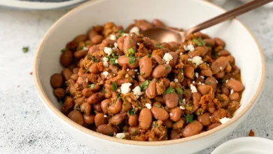 خوراک لوبیا چیتی