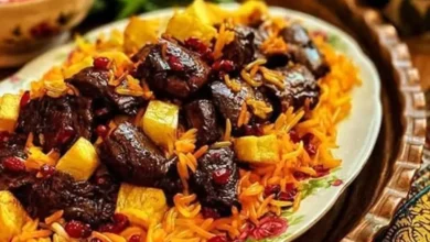 طرز تهیه پلو مرغ بهشهری