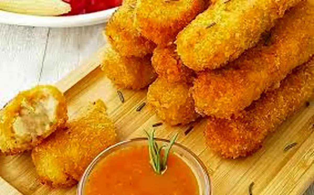طرز تهیه کراکت سوسیس و سیب‌زمینی1