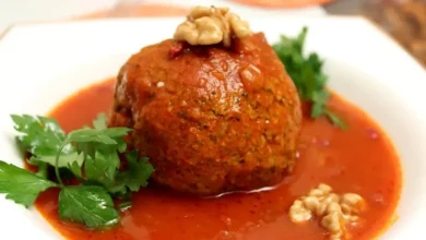 طرز تهیه کوفته شیرین همدانی3