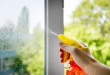 تمیز کردن شیشه
