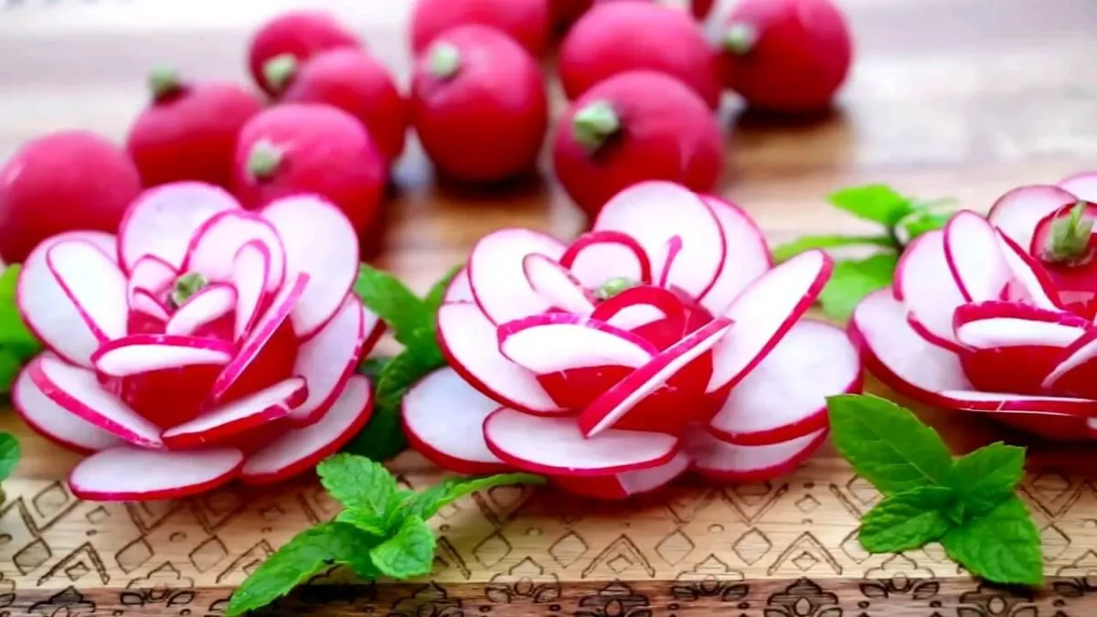 تزیین سبزی خوردن