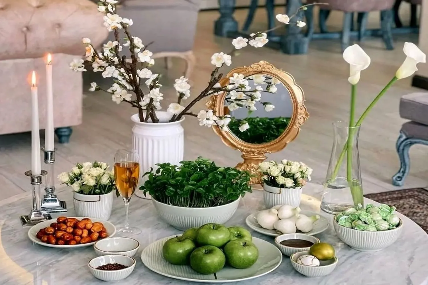 اصول چیدمان و تزئین سفره هفت‌سین را بشناسید