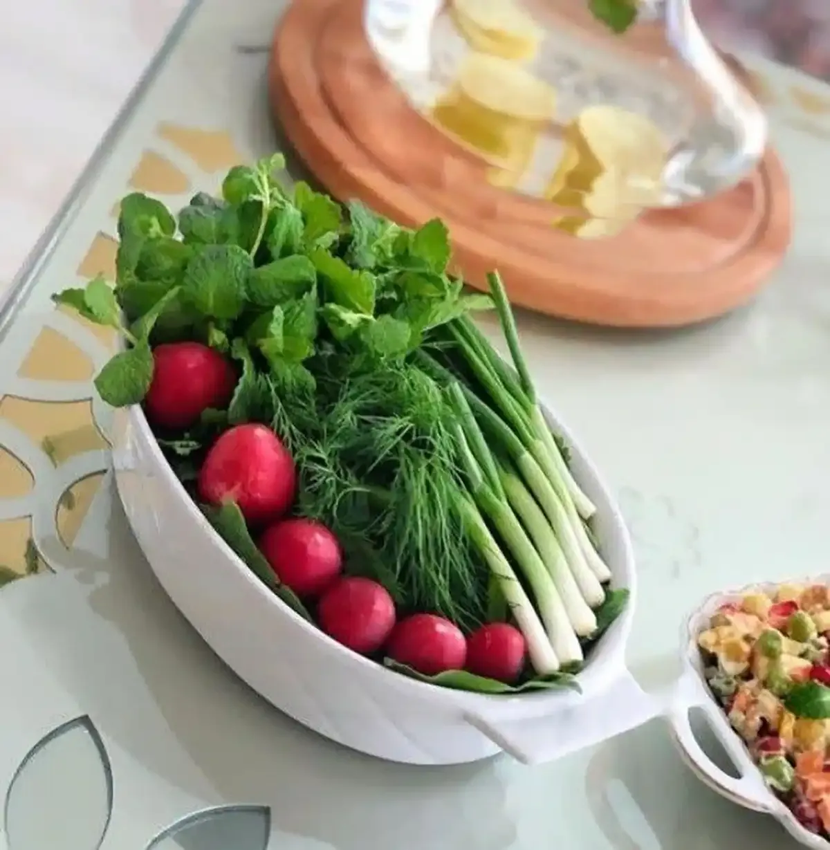 تزیین سبزی خوردن