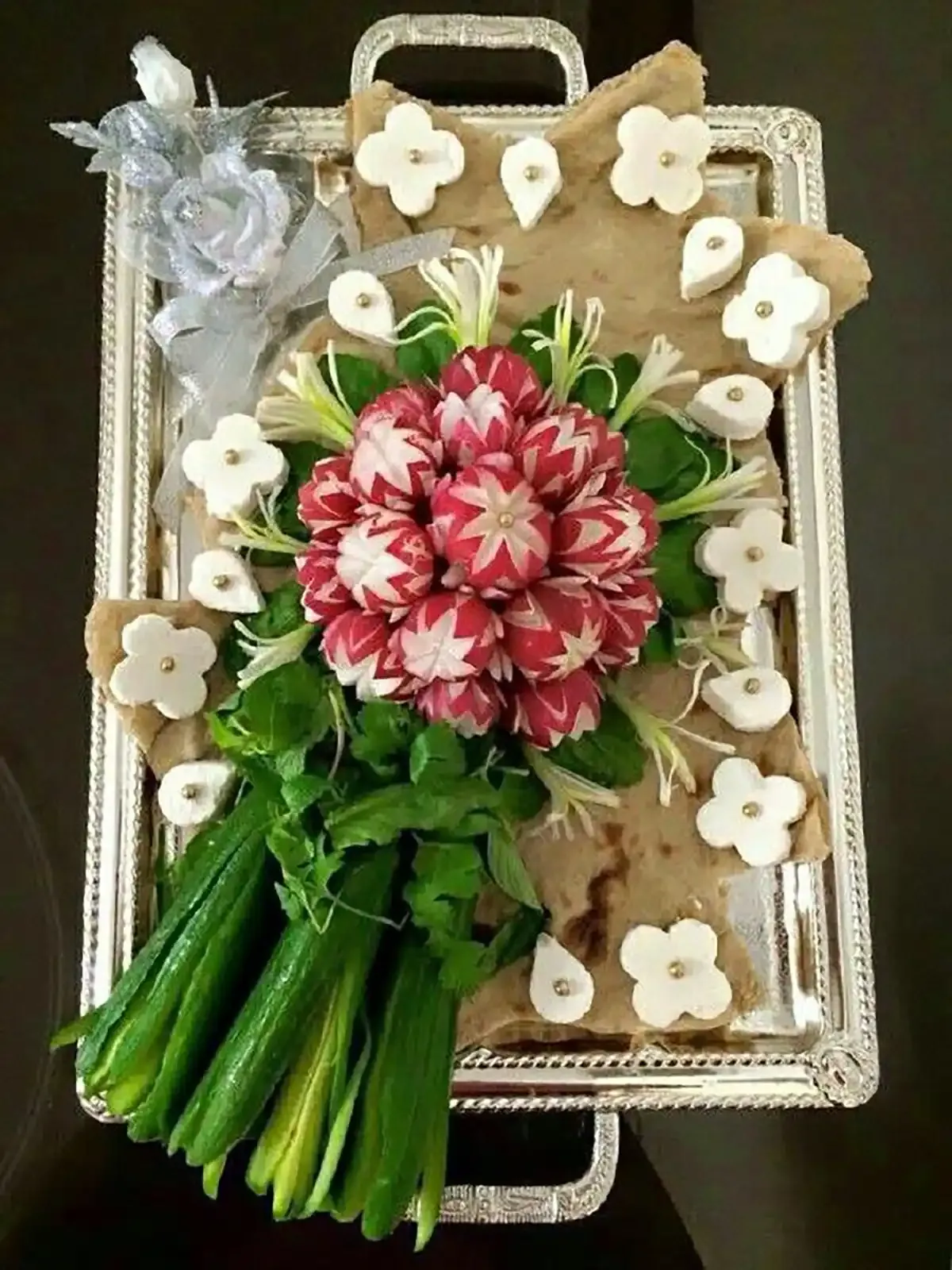 تزیین سبزی خوردن