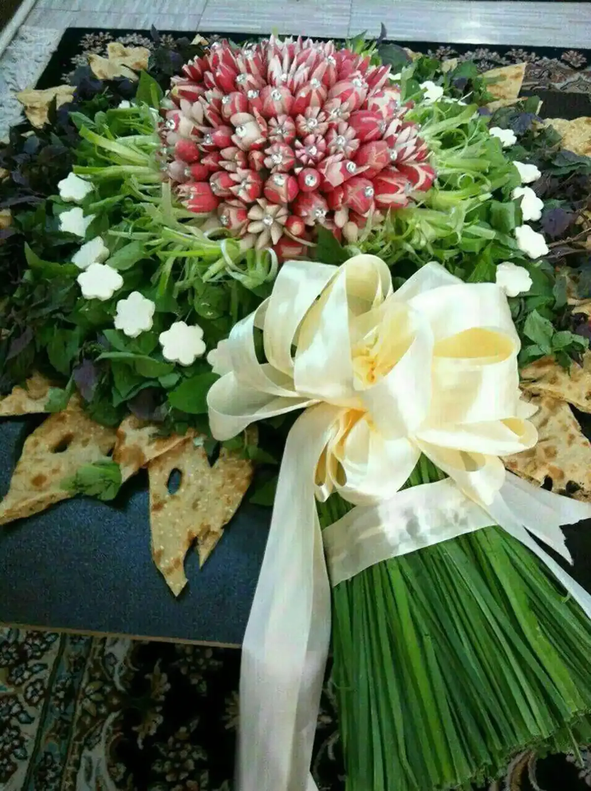 تزیین سبزی خوردن